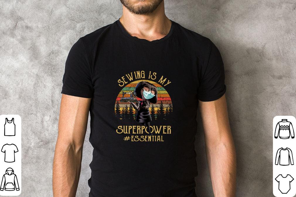 Edna Mode Sewing is my superpower essential vintage Coronavirus shirt