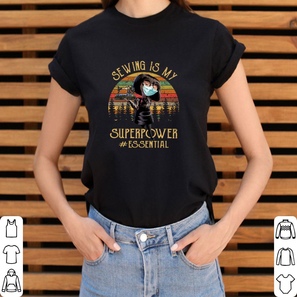 Edna Mode Sewing is my superpower essential vintage Coronavirus shirt