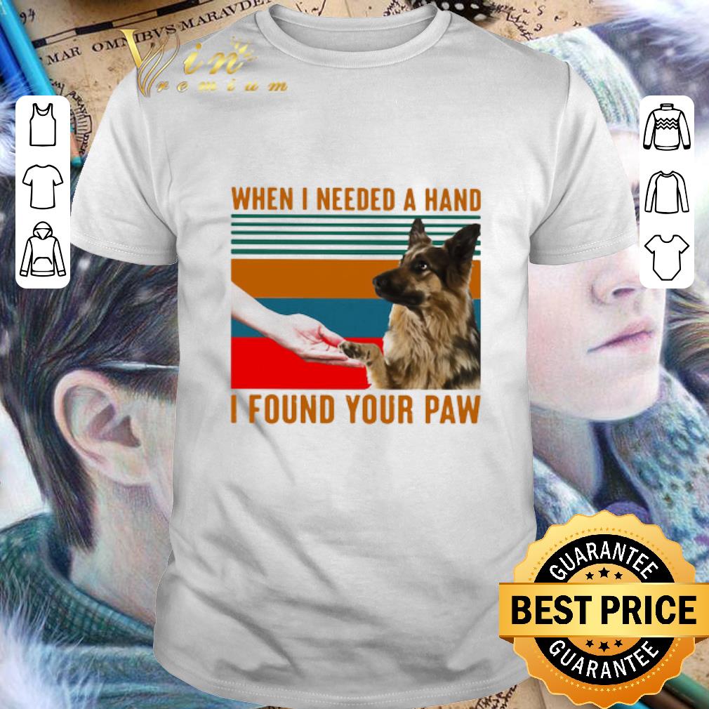 German Shepherd Dog T Shirt Infinity Paw