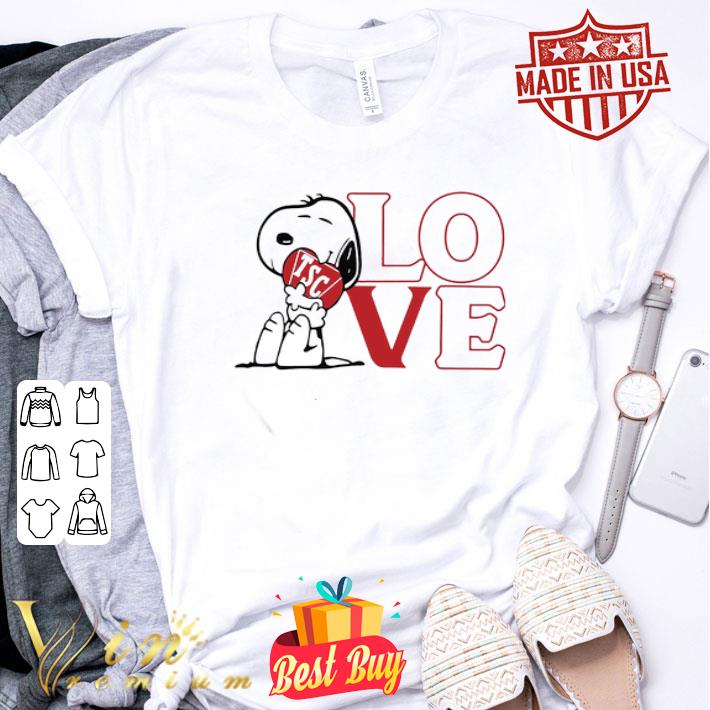 Snoopy Hug Heart Love Tractor Supply Logo Shirt Hoodie Sweater