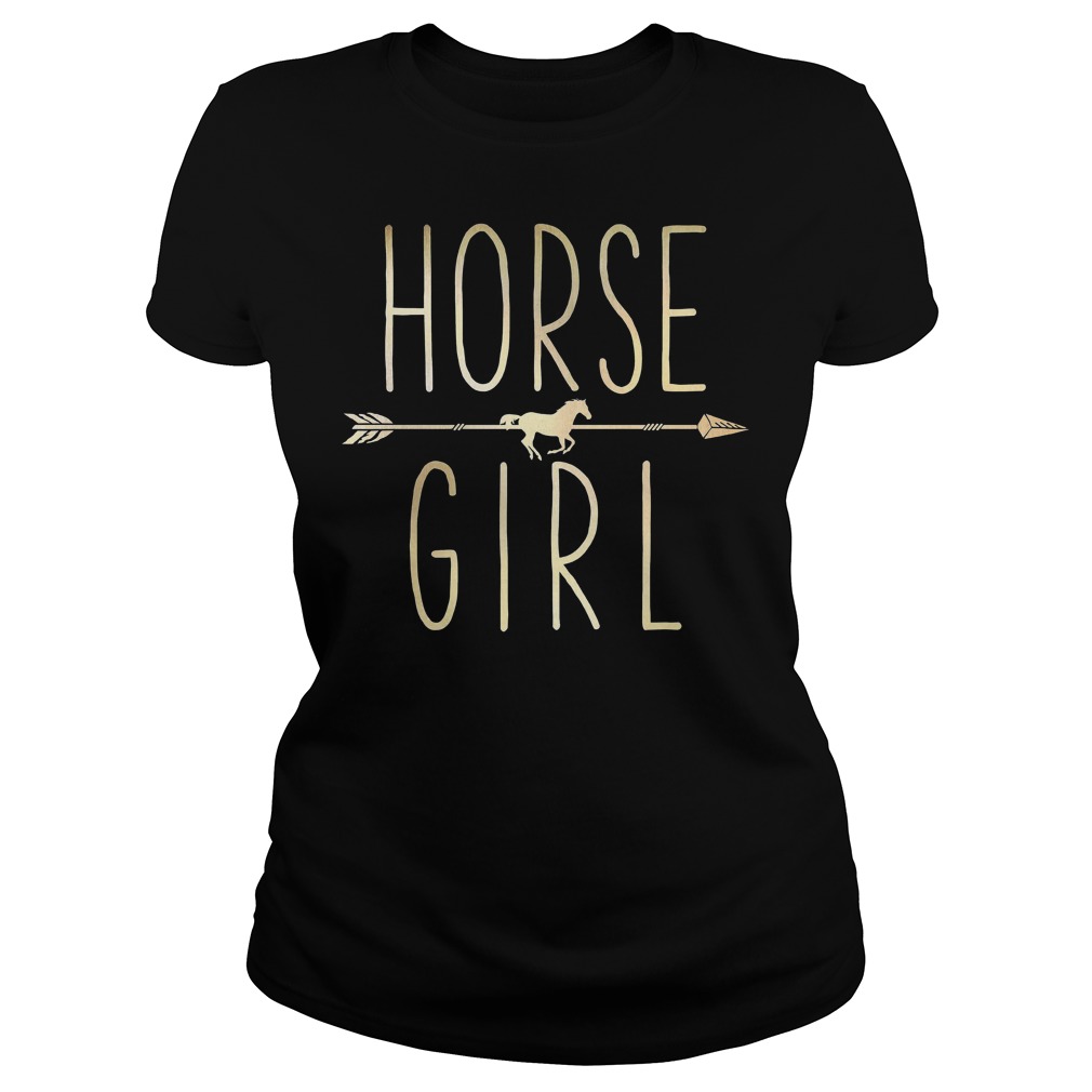 Horse Girl I Love My Horses Racing Riding Shirt 6 Horse Girl I Love My Horses Racing Riding Ladies Tee