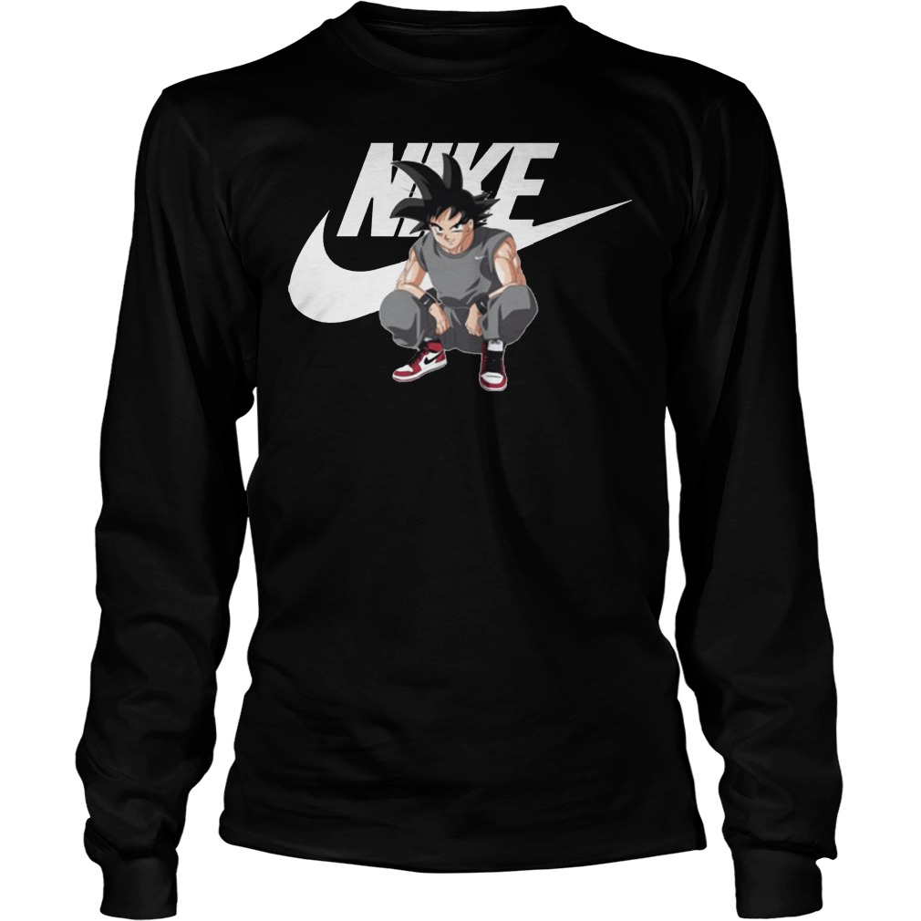 Official Songoku Nike Shirt, Hoodie, Sweater, Longsleeve T-Shirt 52 Official Songoku Nike Longsleeve