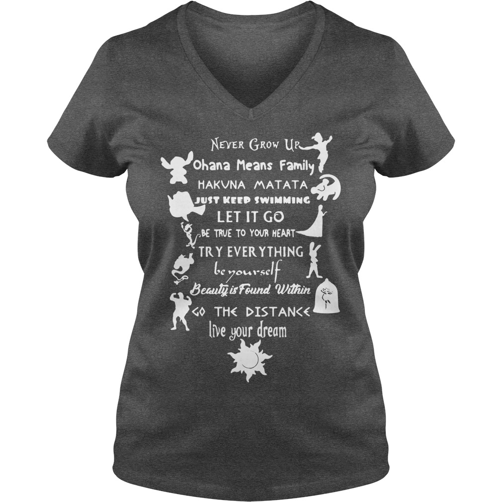 11 Best Disney Lessons Ladies Vneck