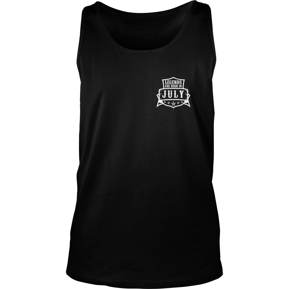 Legends Are Born In July Tanktop