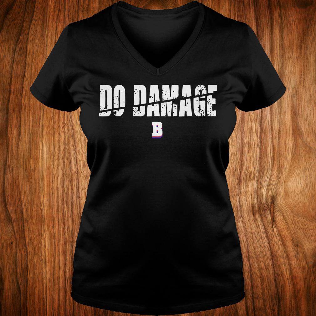 Official Do Damage Boston shirt Ladies V-Neck