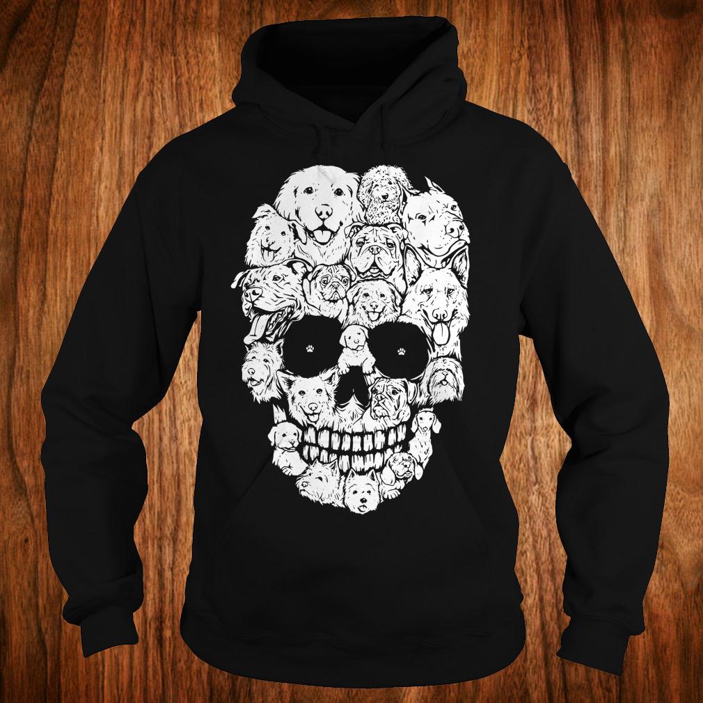 Best Price Dogs stacked into skull shirt Hoodie