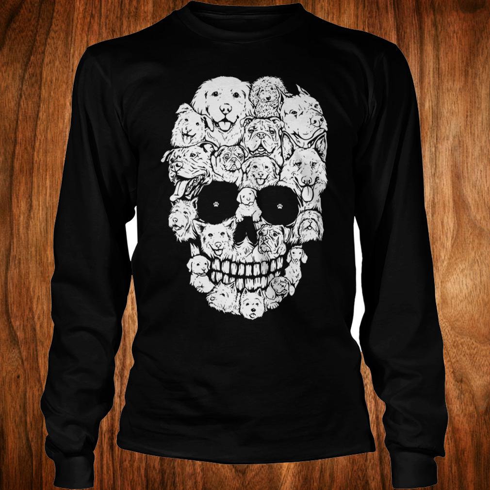 Best Price Dogs stacked into skull shirt Longsleeve Tee Unisex