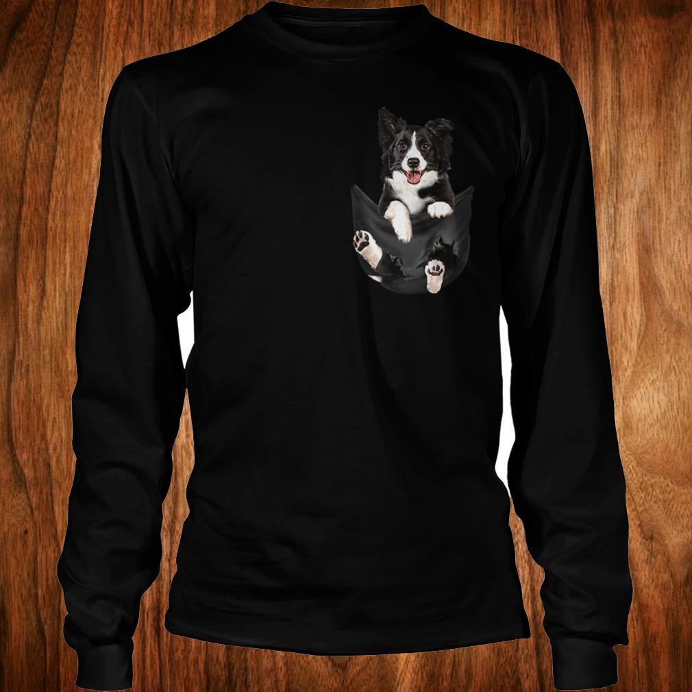 Official Border-Collie Tiny Pocket shirt Longsleeve Tee Unisex