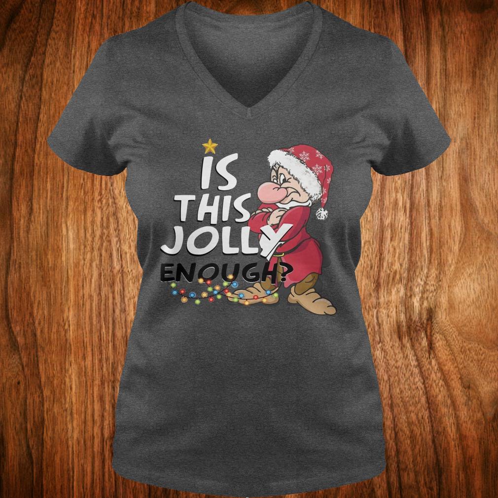 Original Is this jolly enough shirt Ladies V-Neck