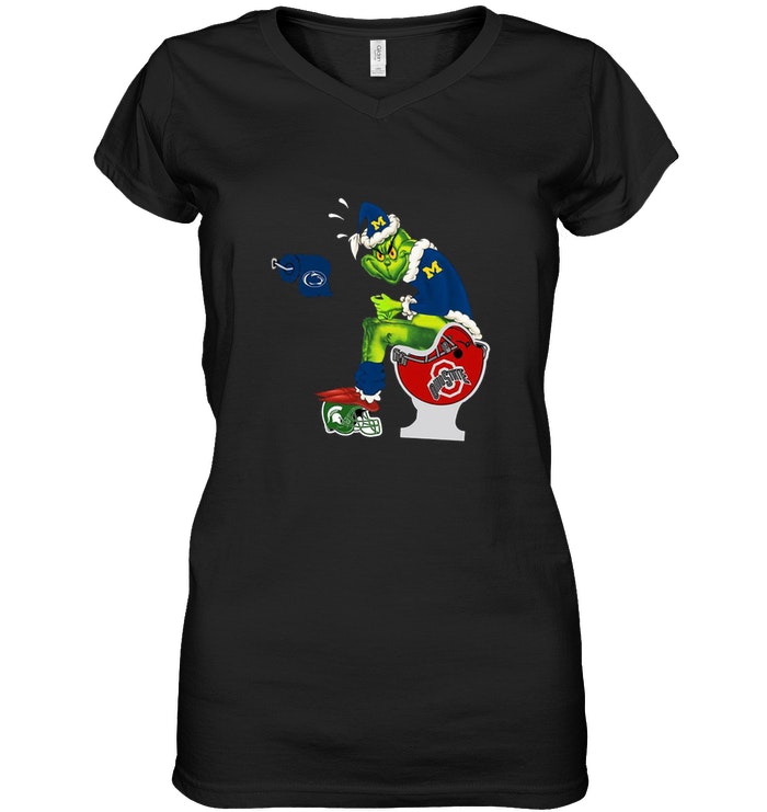 Premium Grinch Michigan Ohio State Toilet shirt sweater 5 Vi2111 Cm 83zwrb6
