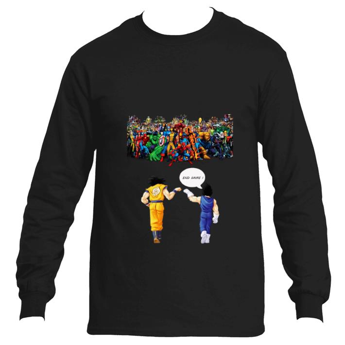 Hot Dragon ball z Son goku Vegeta End Game Z Avengers Endgame shirt 2 Hot Dragon ball z Son goku Vegeta End Game Z Avengers Endgame shirt