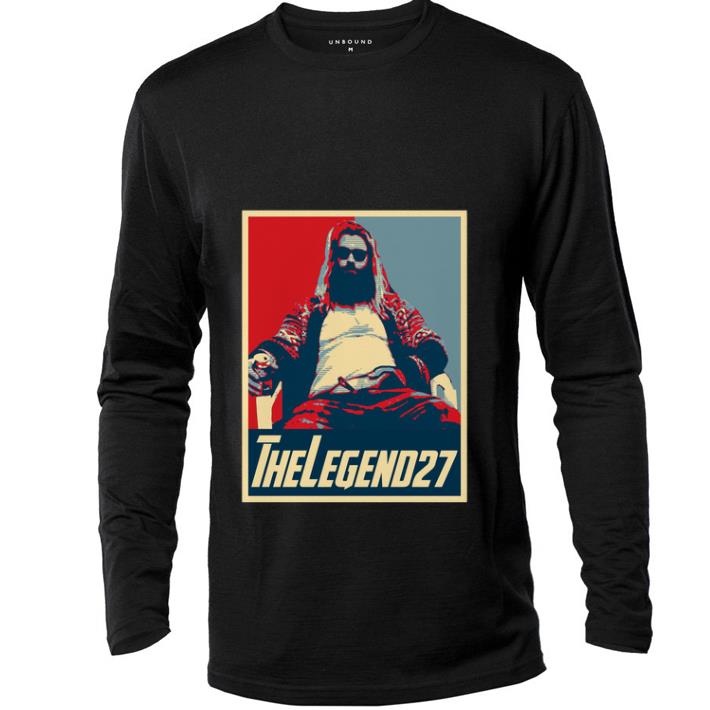 Official Thor Fat The Legend 27 Avenger Endgame Vintage shirt 2 Official Thor Fat The Legend 27 Avenger Endgame Vintage shirt