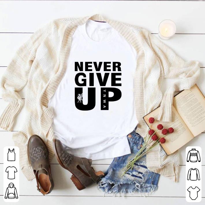 Funny Mohamed Salah Never give up Liverpool shirt 2 Funny Mohamed Salah Never give up Liverpool shirt