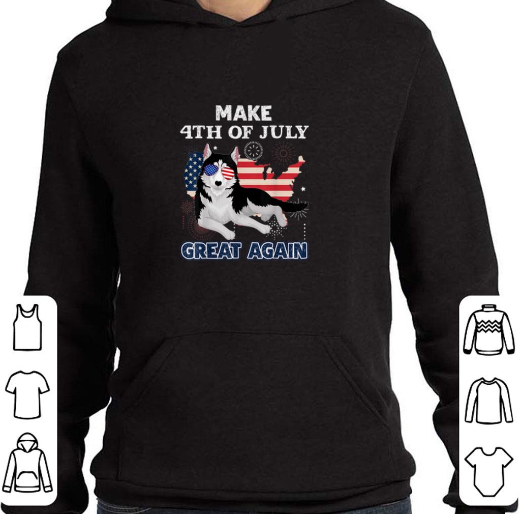 Funny Siberian Husky Make 4th of July Great Again American flag shirt 2 Funny Siberian Husky Make 4th of July Great Again American flag shirt