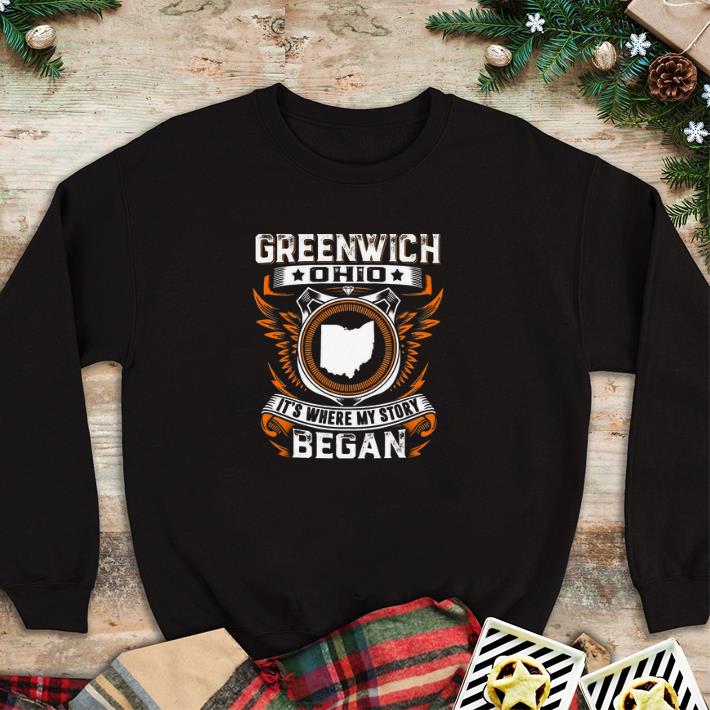 Hot Greenwich ohio it’s where my story began shirt 2 Hot Greenwich ohio it’s where my story began shirt