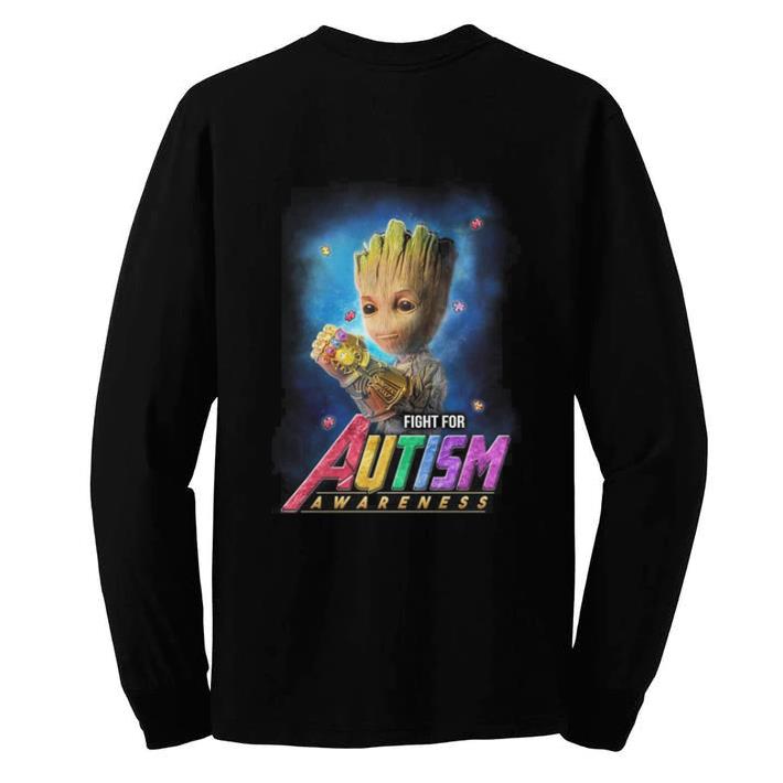 Hot Infinity Gauntlet Baby Groot fight for Autism Awareness shirt 2 Hot Infinity Gauntlet Baby Groot fight for Autism Awareness shirt