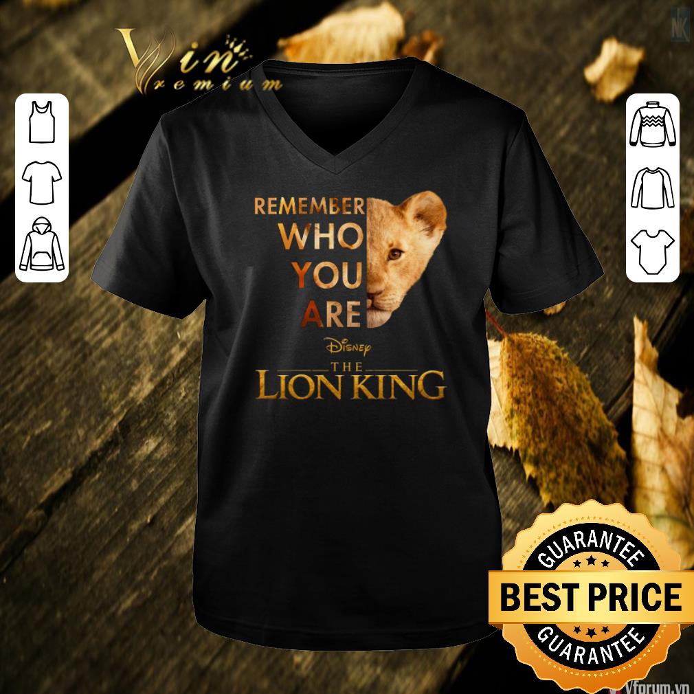 Funny Simba Remember who you are Disney The Lion King shirt 2 Funny Simba Remember who you are Disney The Lion King shirt