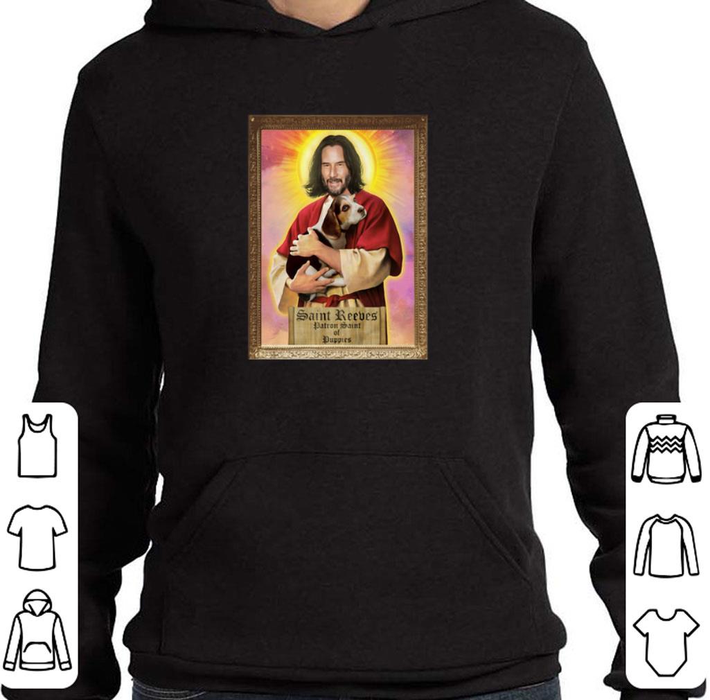 Nice Keanu Reeves Saint Reeves patron saint of puppies shirt 2 Nice Keanu Reeves Saint Reeves patron saint of puppies shirt