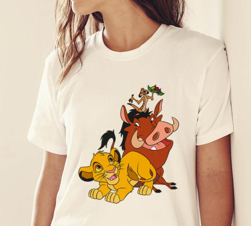 Disney Womens Classic Simba Timon and Pumbaa Sweatshirt