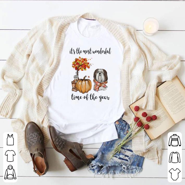 Nice Shih Tzu it's the most wonderful time of the year shirt 2 Nice Shih Tzu it's the most wonderful time of the year shirt