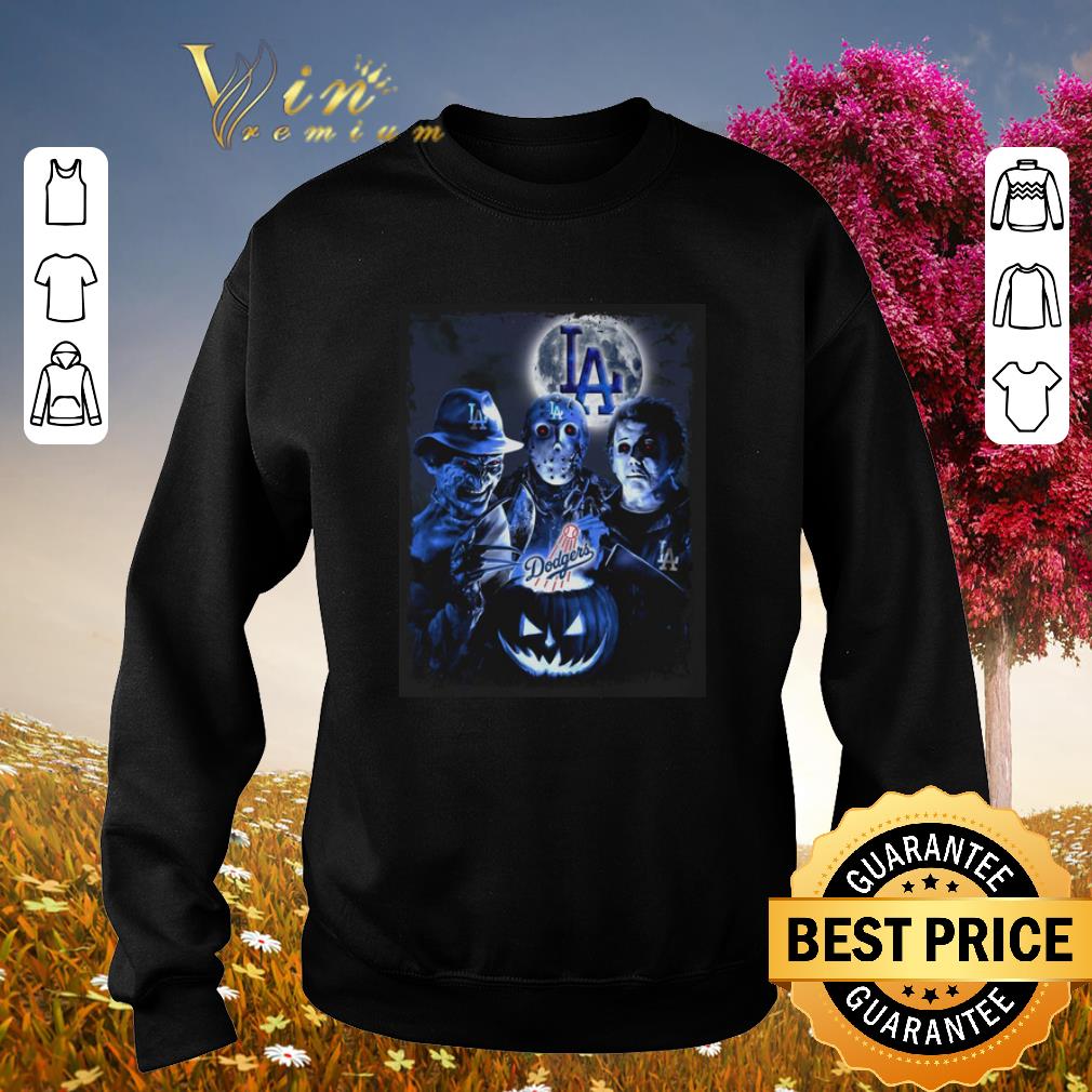 Original Los Angeles Dodgers Horror film characters shirt 2 Original Los Angeles Dodgers Horror film characters shirt