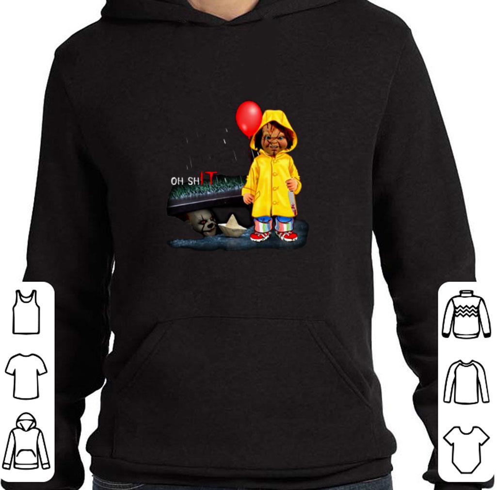 Pretty Pennywise Oh ShIT Chucky Georgie Denbrough shirt 2 Pretty Pennywise Oh ShIT Chucky Georgie Denbrough shirt