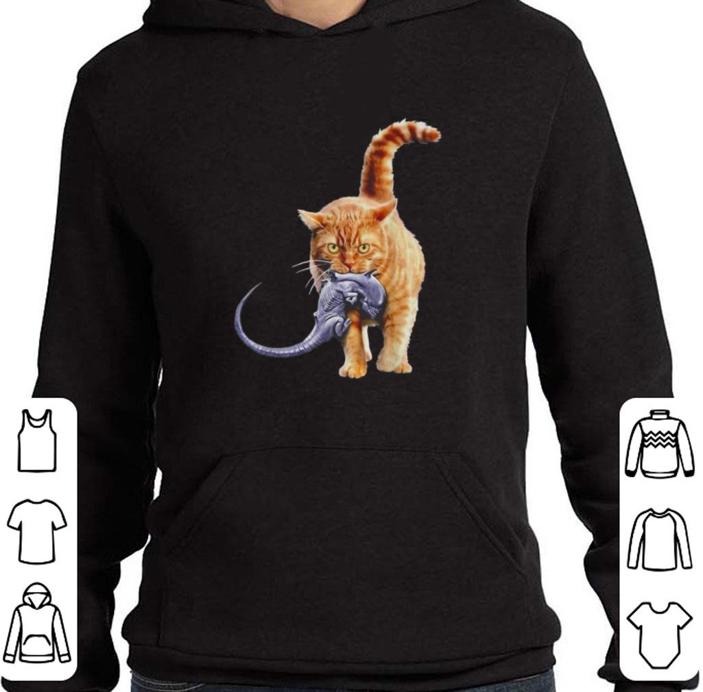Official Cat eat alien shirt 2 Official Cat eat alien shirt