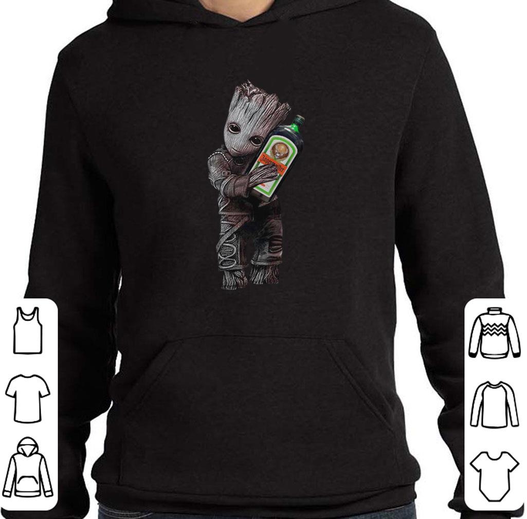 Original Baby Groot hug Jagermeister shirt 2 Original Baby Groot hug Jagermeister shirt