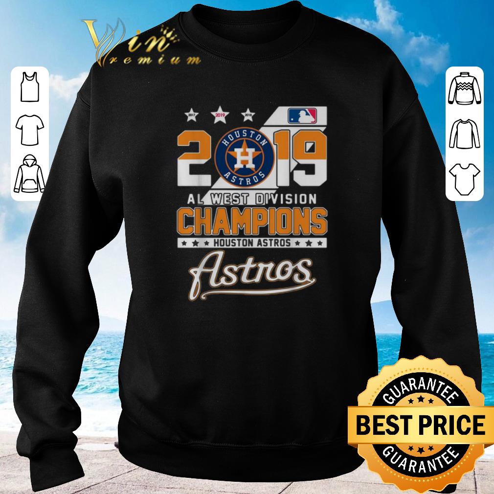 Original Houston Astros 2019 Al West Division Champions shirt 2019 2 Original Houston Astros 2019 Al West Division Champions shirt 2019