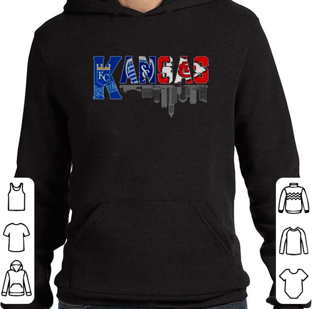 Original Kansas sport team Kansas City Royals Kansas City Chiefs shirt 2 Original Kansas sport team Kansas City Royals Kansas City Chiefs shirt