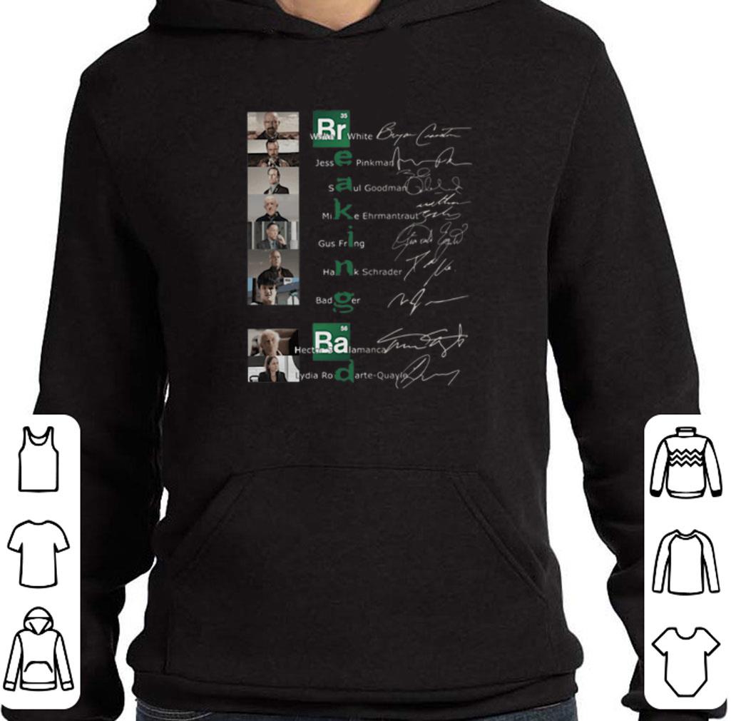 Breaking Bad Walter White Jesse Pinkman Saul Goodman signatures shirt 2 Breaking Bad Walter White Jesse Pinkman Saul Goodman signatures shirt