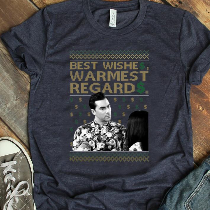 Premium Schitt's Creek Best Wishes Warmest Regards Ugly Christmas shirt