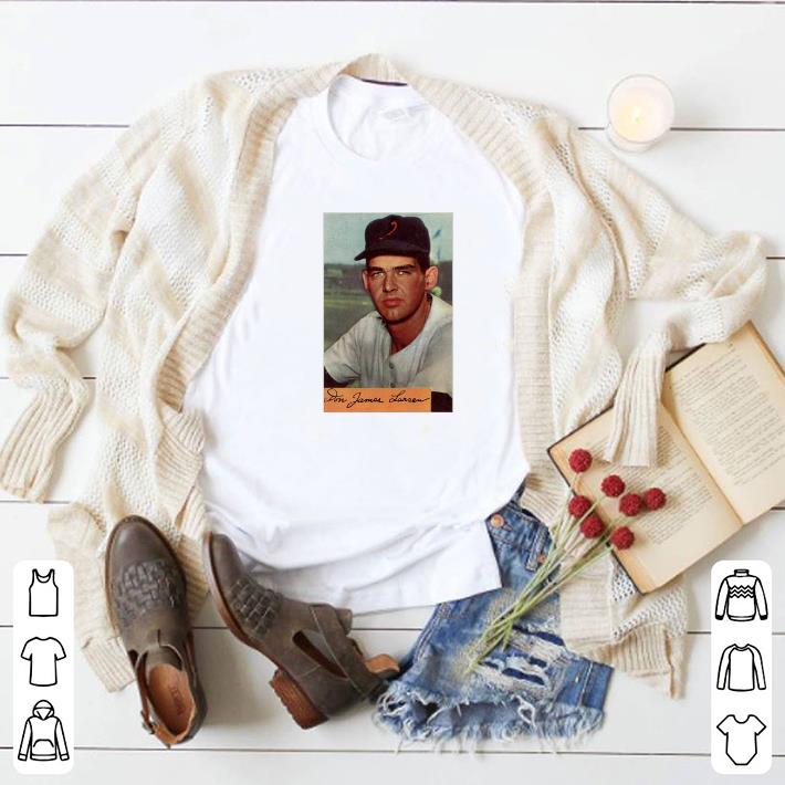 Awesome Rip Don James Larsen signature thank you for the memories shirt 2 Awesome Rip Don James Larsen signature thank you for the memories shirt
