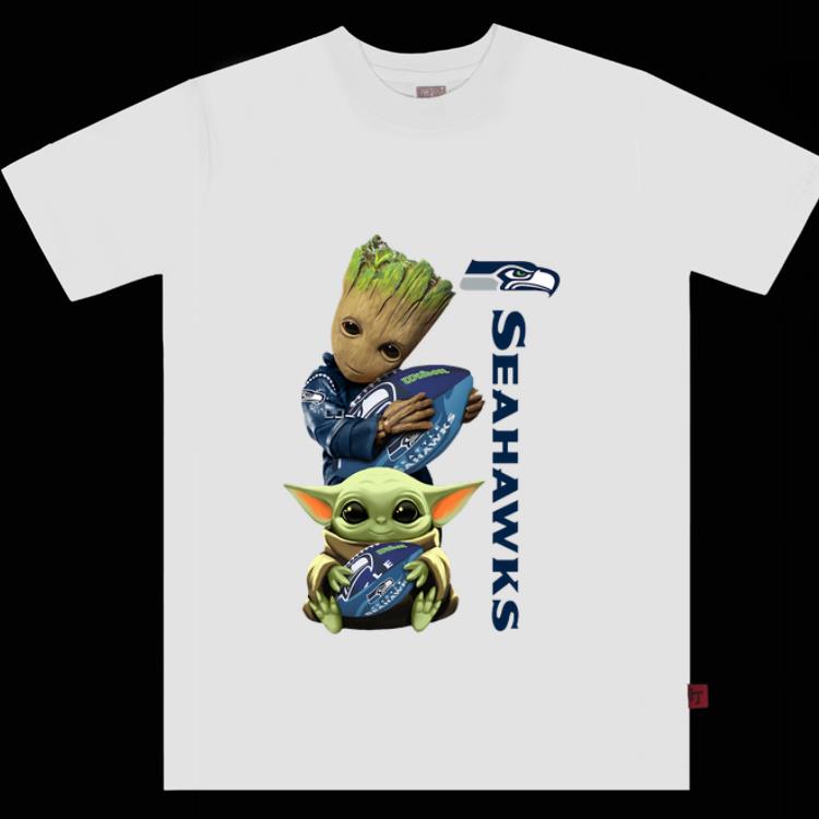 baby yoda seahawks shirt