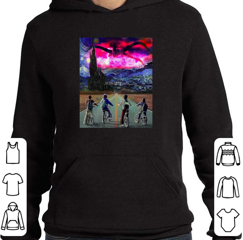 Funny Van Gogh Mashup Stranger Things on a Starry Night shirt 2 Funny Van Gogh Mashup Stranger Things on a Starry Night shirt