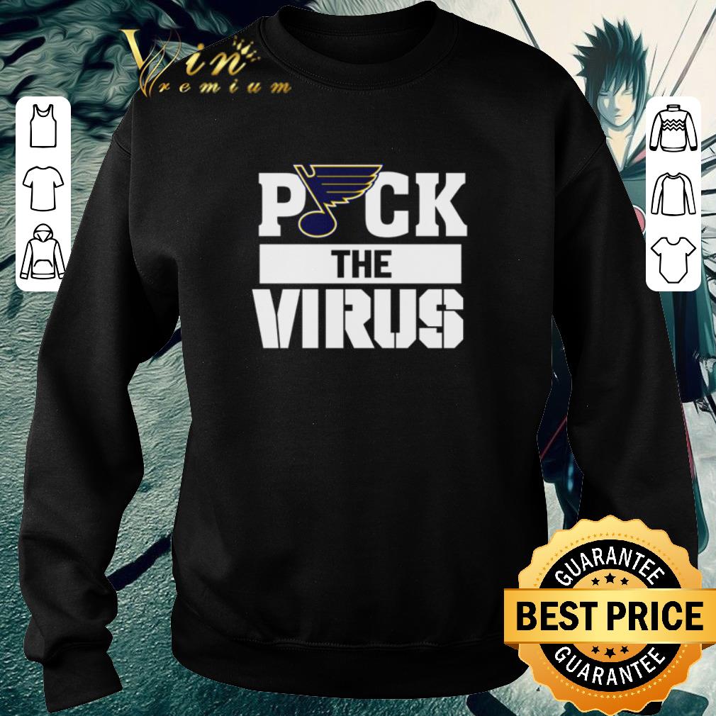 Funny St. Louis Blues Puck The Virus shirt 2 Funny St. Louis Blues Puck The Virus shirt