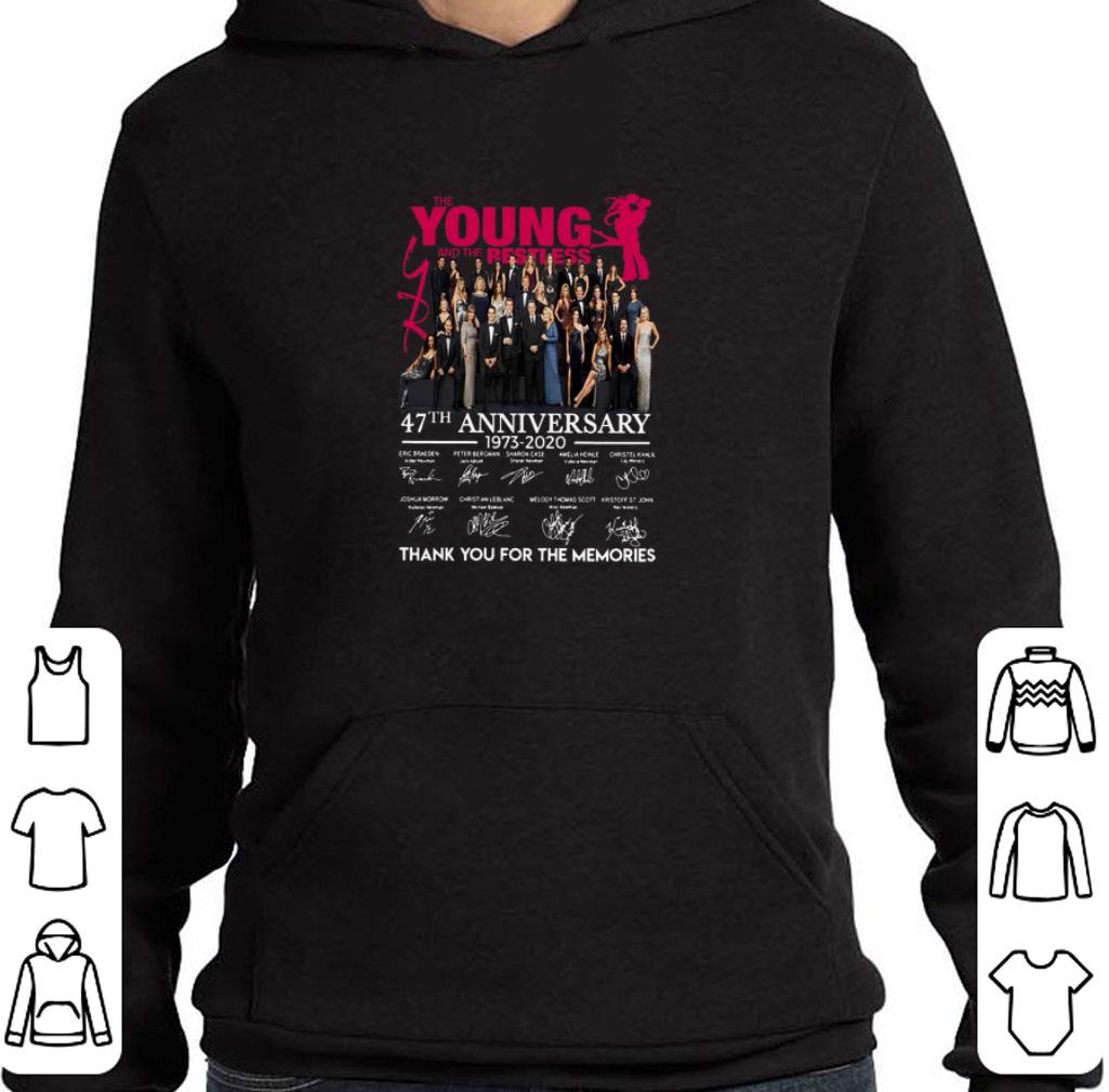 Official The Young And The Restless 47th Anniversary 1973-2020 Signatures shirt 2 Official The Young And The Restless 47th Anniversary 1973-2020 Signatures shirt