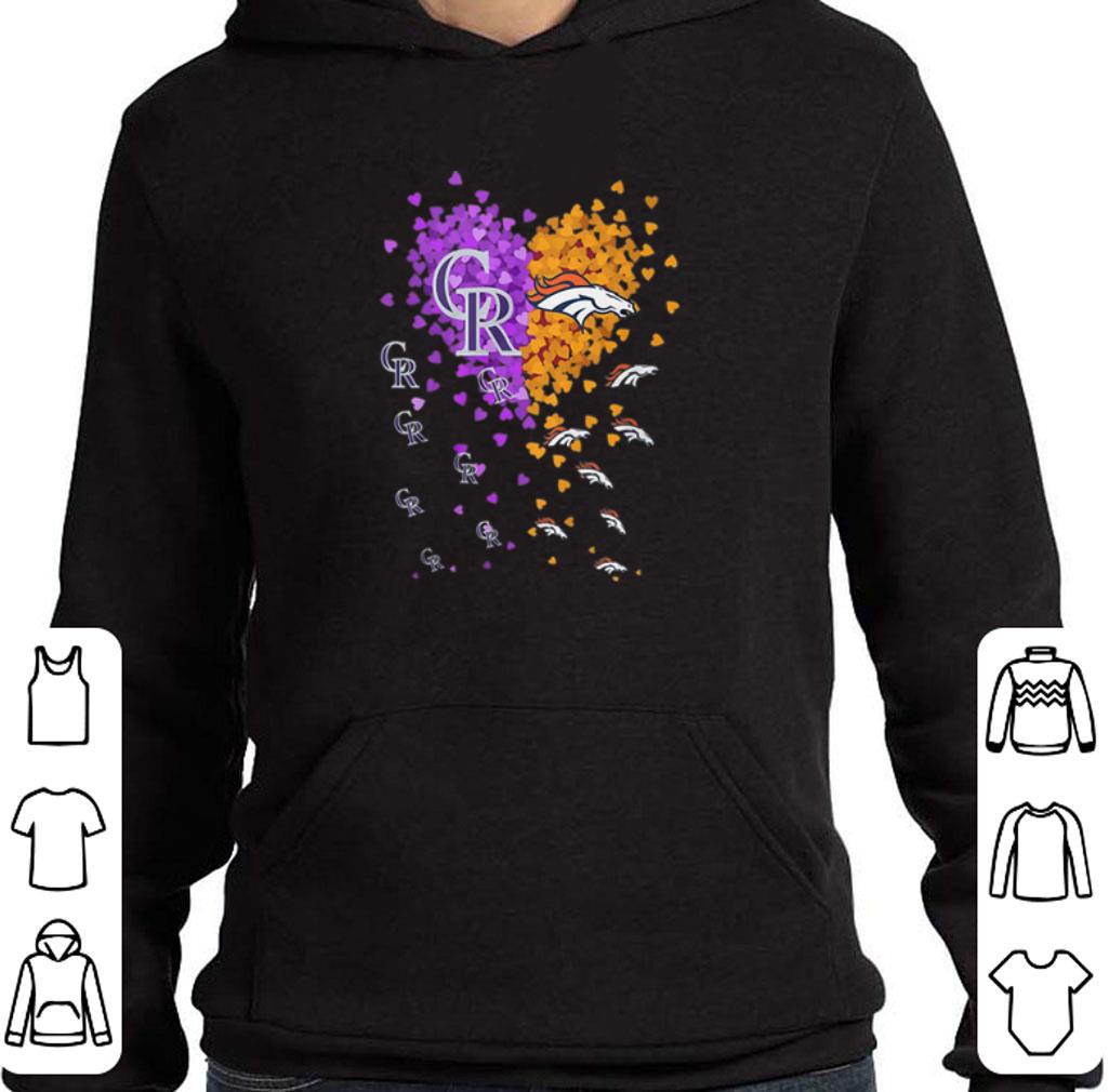 Pretty Love Colorado Rockies Denver Broncos tiny hearts shape shirt 2 Pretty Love Colorado Rockies Denver Broncos tiny hearts shape shirt