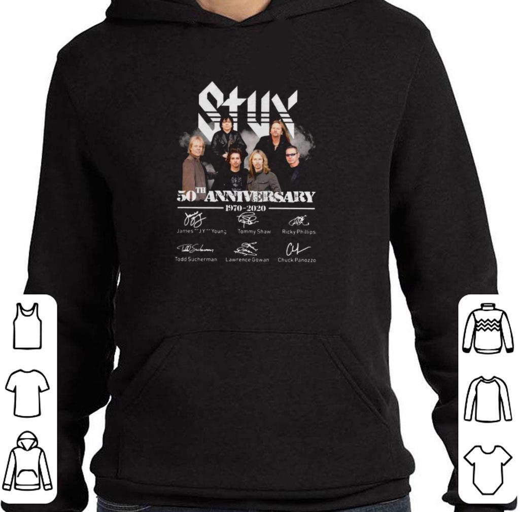 Styx Rock band 50th Anniversary 1970 2020 Signatures shirt 2 Styx Rock band 50th Anniversary 1970 2020 Signatures shirt