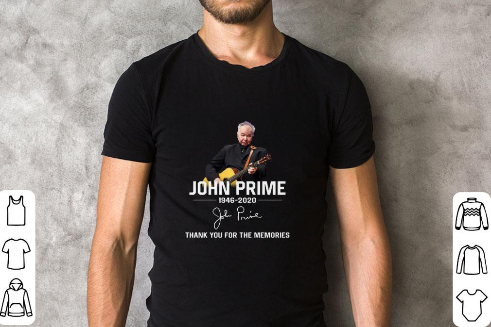 John Prime 1946-2020 signature thank you for the memories shirt