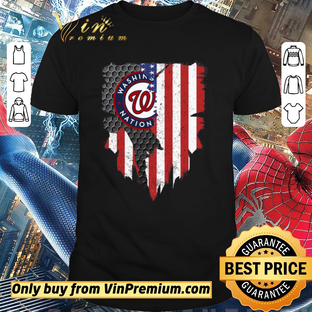 washington nationals american flag shirt