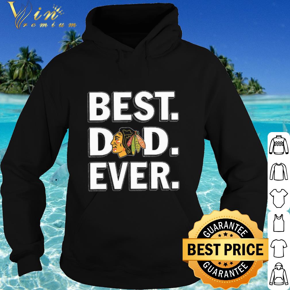 Official Logo Chicago Blackhawks Best Dad Ever Father's Day shirt 2 Official Logo Chicago Blackhawks Best Dad Ever Father's Day shirt