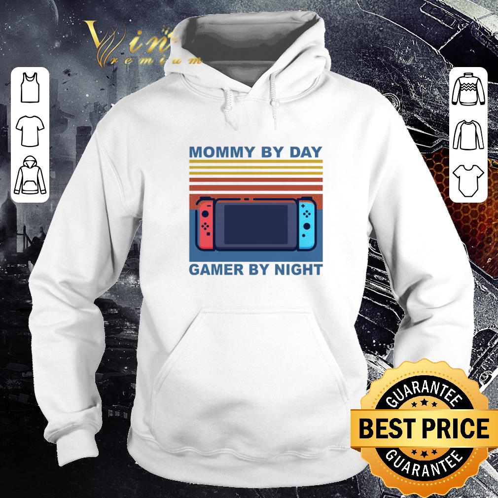 Official Mommy by day gamer by night vintage mother day shirt 3 Official Mommy by day gamer by night vintage mother day shirt