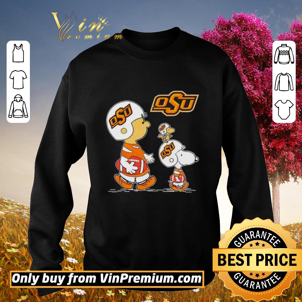 Premium Charlie Brown Snoopy and Woodstock OSU shirt 3 Premium Charlie Brown Snoopy and Woodstock OSU shirt