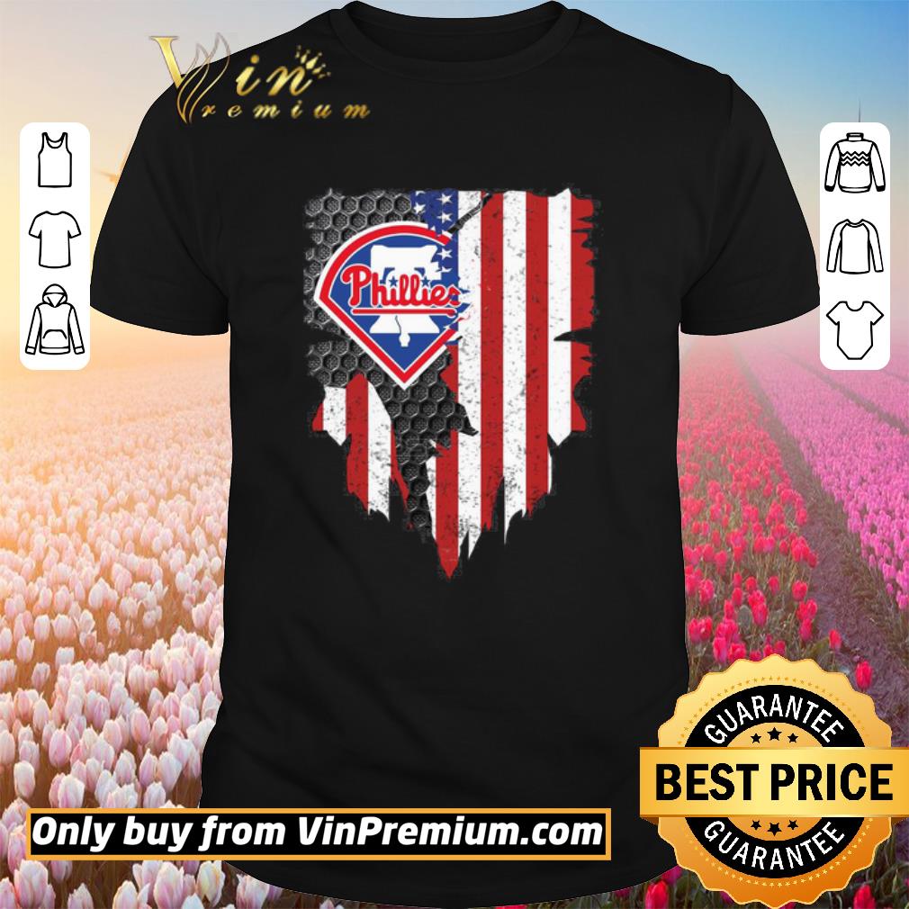 phillies american flag shirt