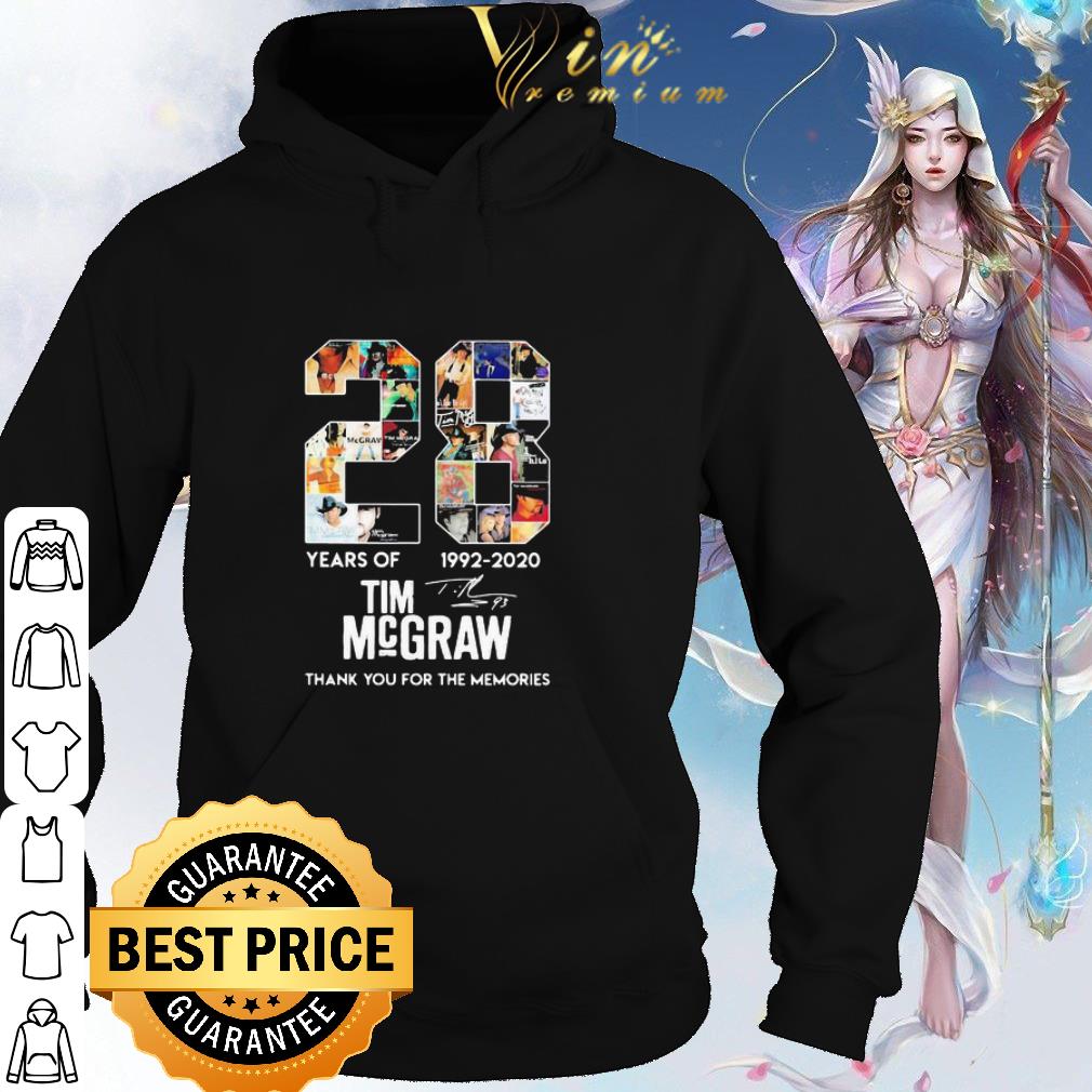 Official 28 years of 1992 2020 Tim McGraw thank you for the memories signature shirt 2 Official 28 years of 1992 2020 Tim McGraw thank you for the memories signature shirt
