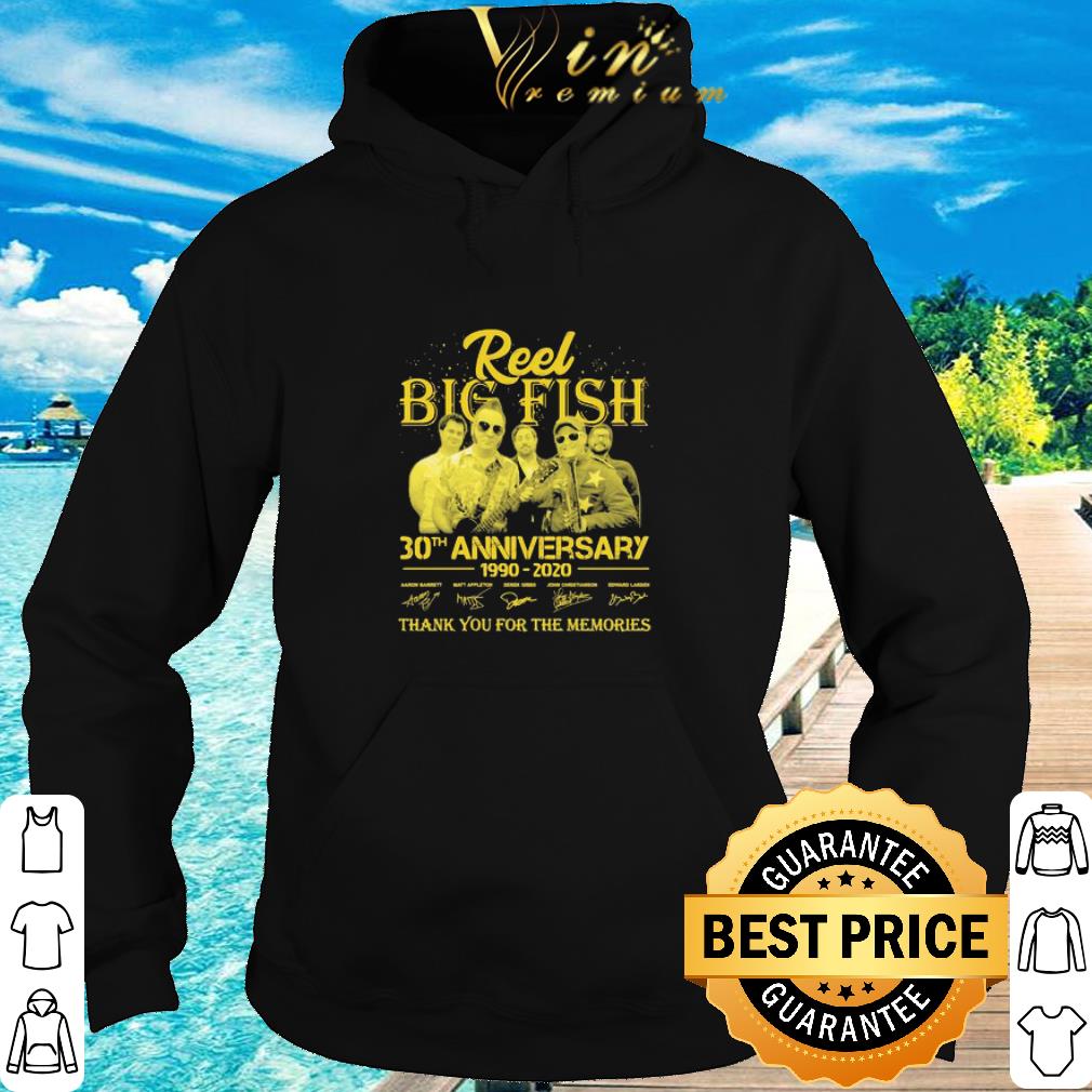 Best Reel Big Fish 30th Anniversary 1990-2020 Signatures shirt 2 Best Reel Big Fish 30th Anniversary 1990-2020 Signatures shirt