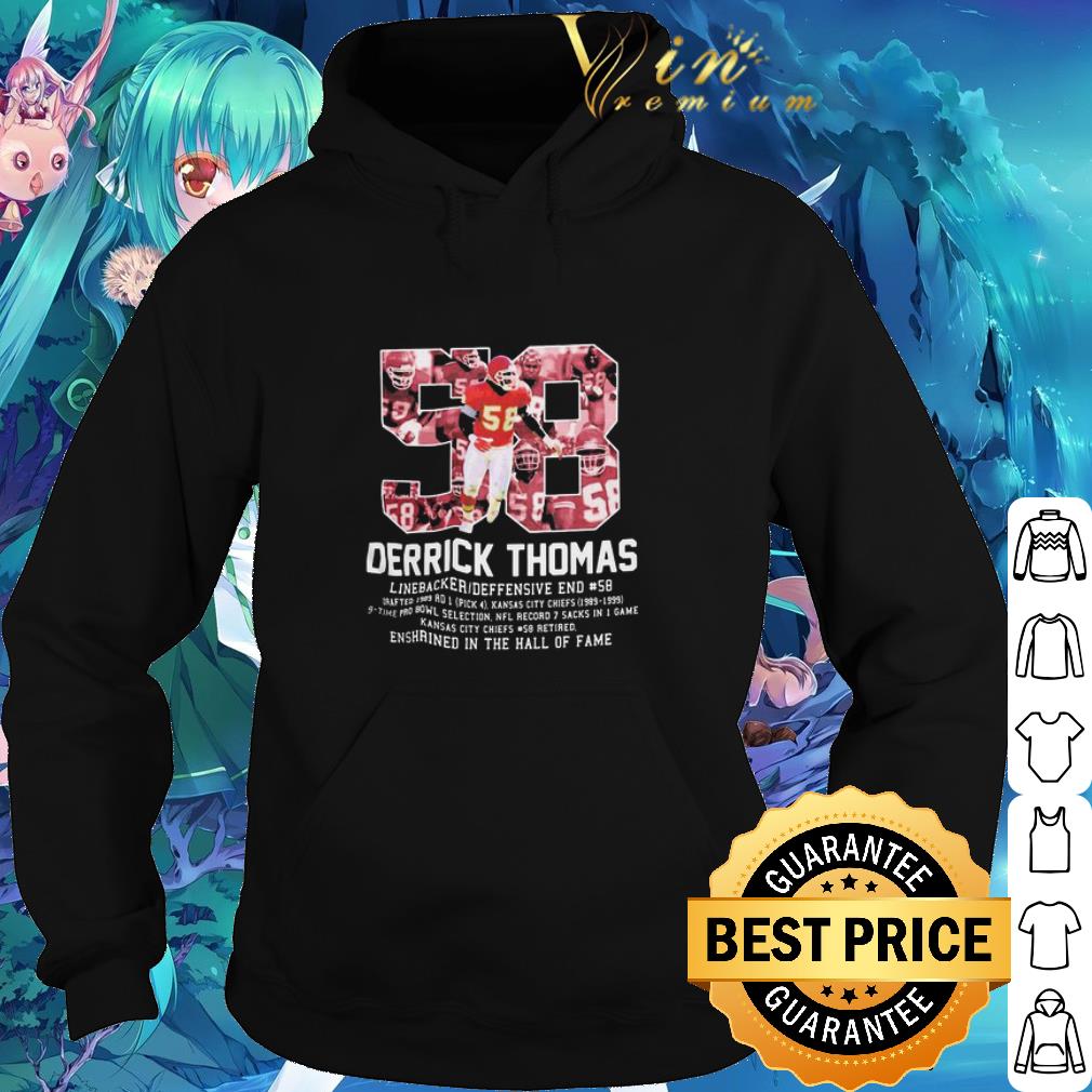 Top 58 Derrick Thomas Kansas City Chiefs Linebacker Deffensive shirt 2 Top 58 Derrick Thomas Kansas City Chiefs Linebacker Deffensive shirt