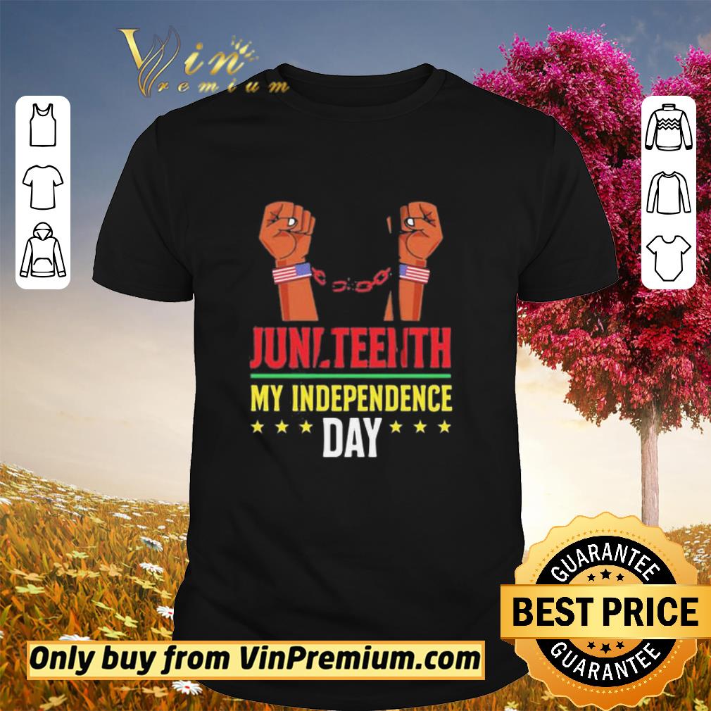 Funny Juneteenth June 19th Independence Day Stars Shirt Hoodie