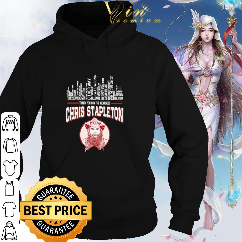 Top Chris Stapleton Albums Thank You For Memories shirt 2 Top Chris Stapleton Albums Thank You For Memories shirt